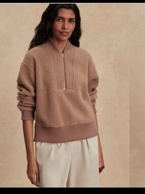 Varley-Mumford Half-Zip Fleece- Ginger Snap